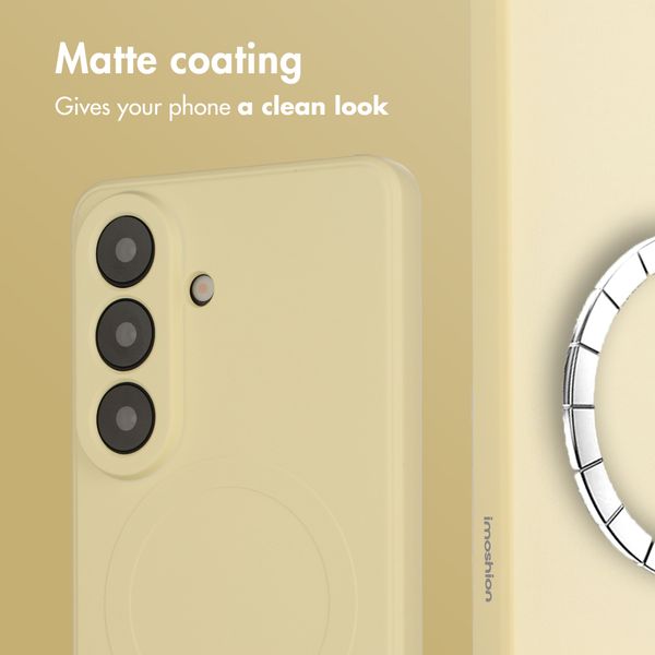 imoshion Colour Back Cover with MagSafe Samsung Galaxy S26 - Vanilla