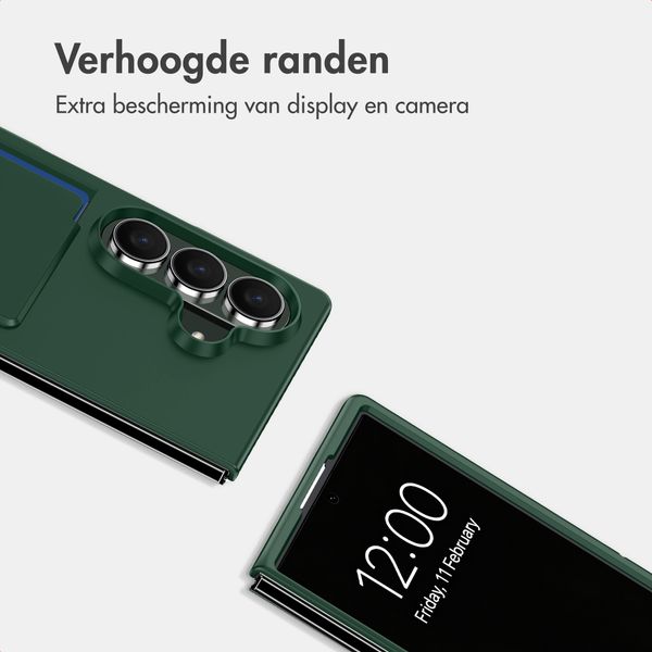 imoshion Backcover met pashouder Samsung Galaxy Z Fold 8 Ultra - Donkergroen