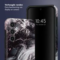 Selencia Vivid Tough Backcover Samsung Galaxy A35 - Chic Marble Black