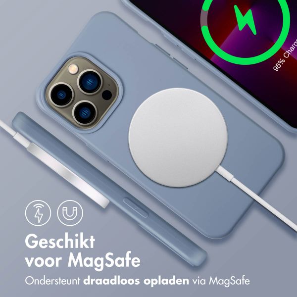imoshion Color Backcover met afneembaar koord MagSafe Apple iPhone 13 Pro - Ash Blue