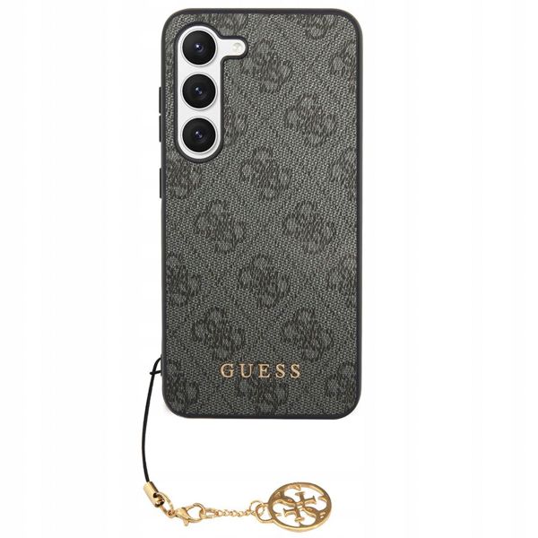 Guess 4G Classic Logo Backcover Charm Samsung Galaxy S24 Plus - Zwart