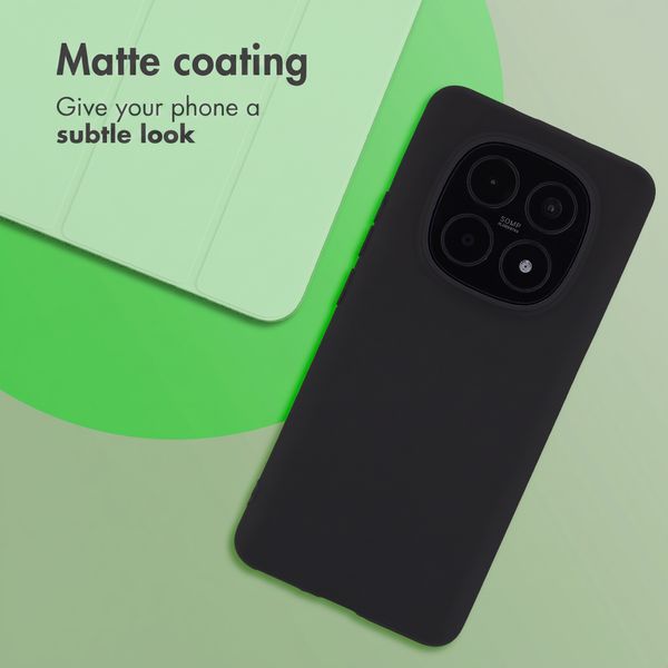 imoshion Color Backcover Xiaomi Redmi Note 15 (5G) - Zwart