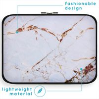 imoshion Universele Design Sleeve 13 inch - White Marble