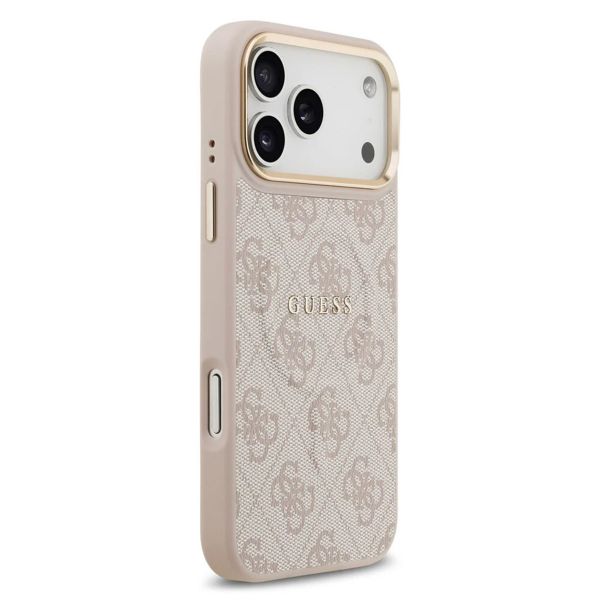 Guess Classic 4G Logo Backcover met MagSafe Apple iPhone 17 Pro Max - Roze
