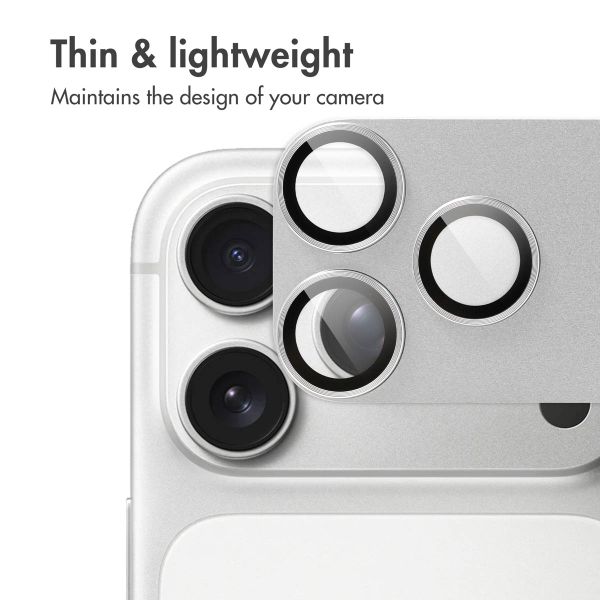 imoshion Camera Protector Glass 2-pack Apple iPhone 17 Pro - Silver