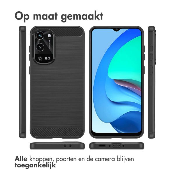 imoshion Brushed Backcover Samsung Galaxy A36 - Zwart