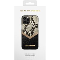 iDeal of Sweden Atelier Backcover Apple iPhone 12 Pro Max - Midnight Python