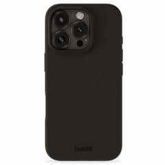 Holdit Silicone Case iPhone 16 Pro Max - Black