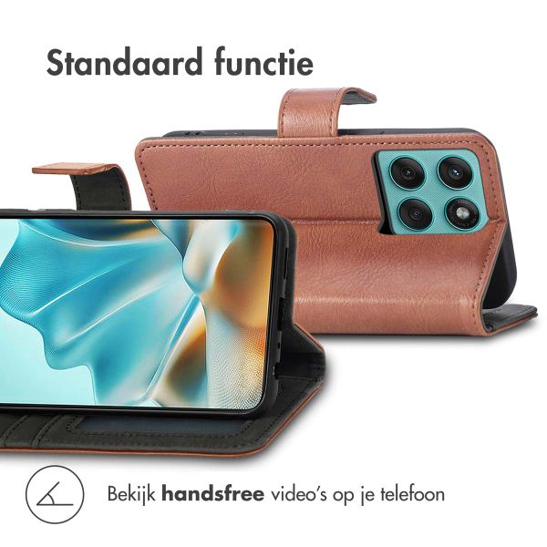 imoshion Luxe Bookcase Motorola Edge 60 Fusion - Bruin