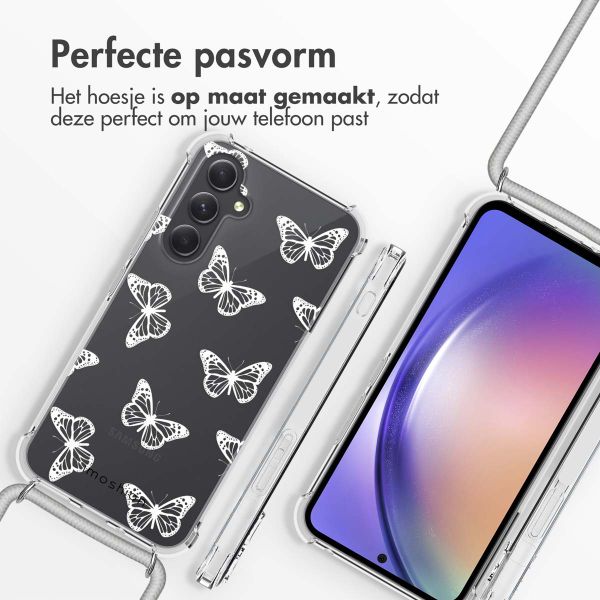 imoshion Design hoesje met koord Samsung Galaxy A54 (5G) - Butterfly