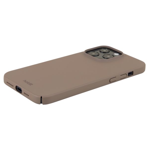 Holdit Slim Case iPhone 14 Pro Max - Mocha Brown