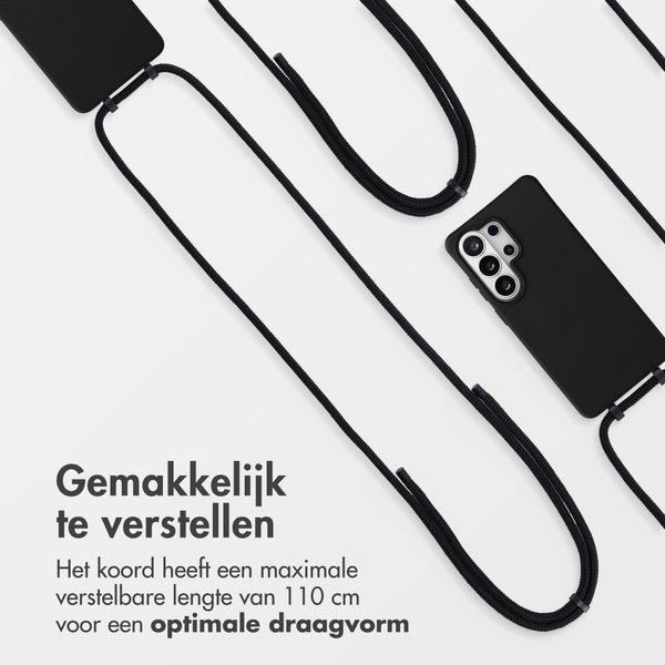 imoshion Color Backcover met afneembaar koord met MagSafe Samsung Galaxy S26 Ultra - Zwart