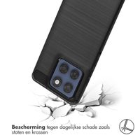 imoshion Brushed Backcover Motorola Edge 60 Fusion - Zwart