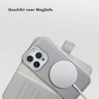 Selencia Olyn Uitneembare Bookcase met MagSafe Apple iPhone 16 Pro - Grijs