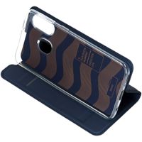 Dux Ducis Slim Softcase Bookcase Samsung Galaxy A40 - Donkerblauw