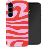 Selencia Vivid Backcover met MagSafe Samsung Galaxy S24 - Dream Swirl Pink