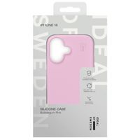 iDeal of Sweden Silicone Case Apple iPhone 16 - Bubble Gum Pink