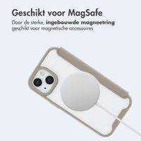 imoshion Transparante Bookcase met MagSafe Apple iPhone 15 - Beige