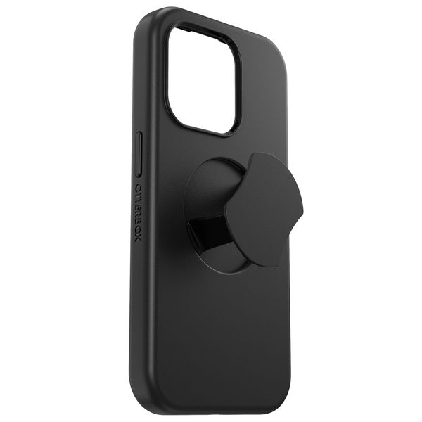 OtterBox Otter + Pop Symmetry Backcover Apple iPhone 15 Pro - Zwart