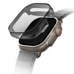 Uniq Garde Hybrid Watch Case met screenprotector Apple Watch Ultra (2) - 49 mm - Smoked (Tinted Grey)