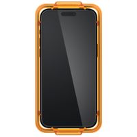 Spigen AlignMaster Full Screenprotector 2 Pack Apple iPhone 15 - Zwart