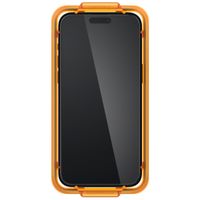 Spigen AlignMaster Full Screenprotector 2 Pack iPhone 15 - Zwart