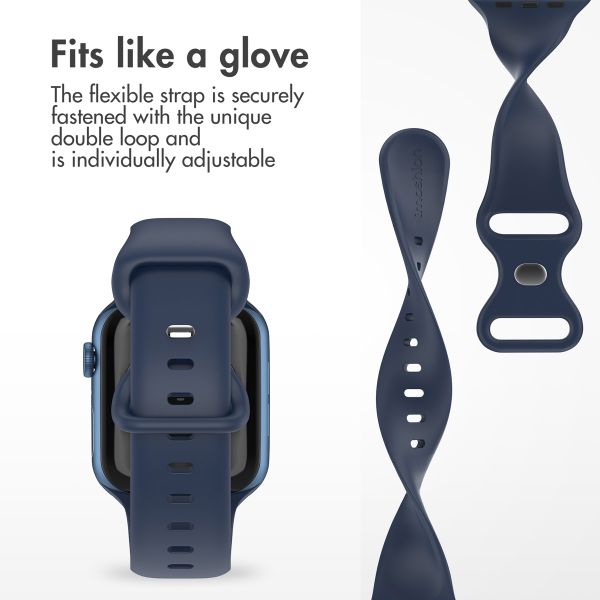 imoshion Silicone⁺ Strap Apple Watch | 44/45/46/49 mm - Size M/L - Midnight