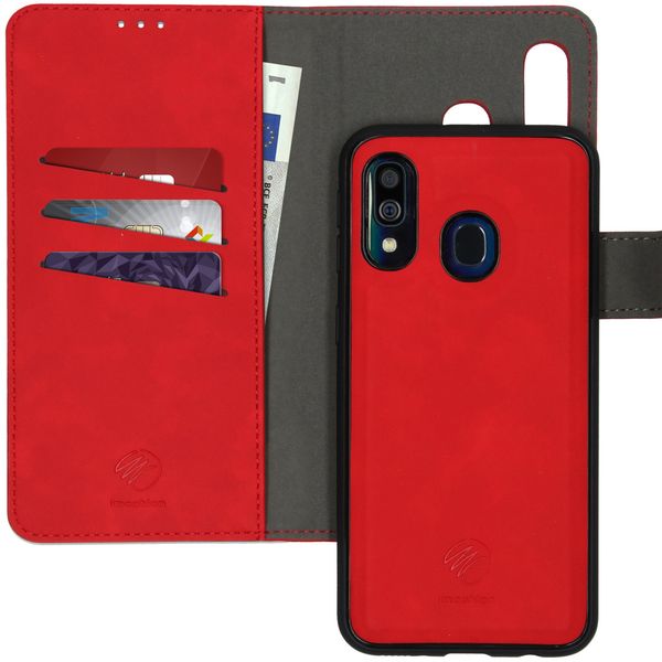 imoshion Uitneembare 2-in-1 Luxe Bookcase Samsung Galaxy A40 - Rood