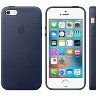 Apple Leather Backcover Apple iPhone SE (2016) / 5 / 5s - Blue