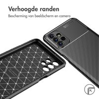 imoshion Carbon Softcase Backcover Samsung Galaxy A13 4G - Zwart