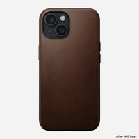 Nomad Modern Leather Case iPhone 15 - Bruin