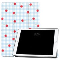 imoshion Design Trifold Bookcase Apple iPad 9 (2021) 10.2 inch / iPad 8 (2020) 10.2 inch / iPad 7 (2019) 10.2 inch - Cherry Check