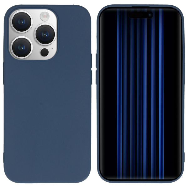 imoshion Color Backcover iPhone 15 Pro - Donkerblauw