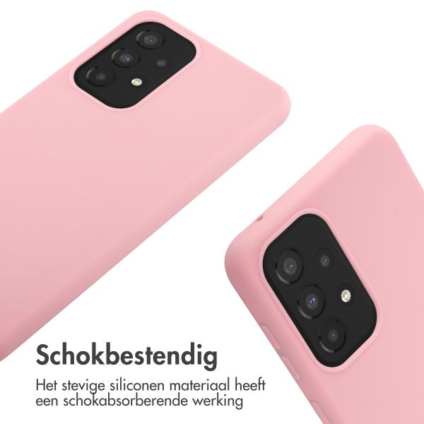 imoshion Siliconen hoesje met koord Samsung Galaxy A33 - Roze