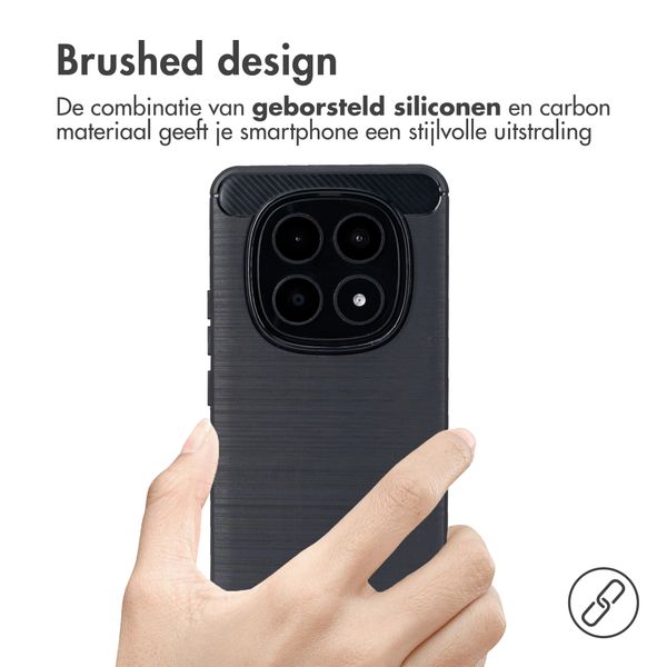 imoshion Brushed Backcover Xiaomi Redmi Note 15 Pro (5G) - Zwart