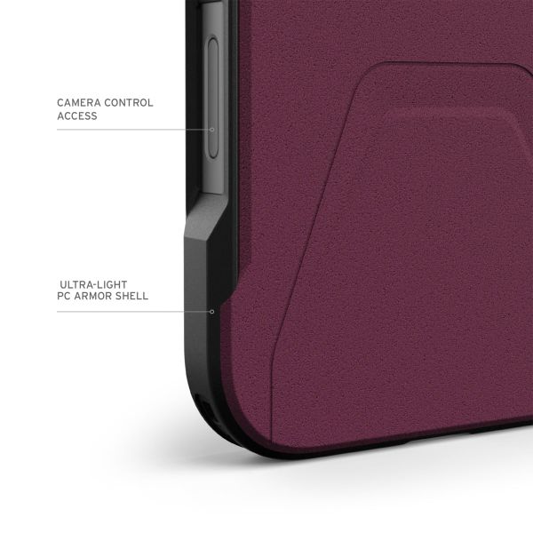 UAG Civilian Backcover MagSafe iPhone 16 Pro - Bordeaux