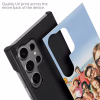 Ontwerp je eigen hardcase hoesje Samsung Galaxy S24 Ultra - Zwart