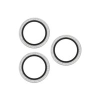 PanzerGlass Camera Protector Hoops Optic Rings voor de Apple iPhone 17 Pro / 17 Pro Max - Glitter Zilver