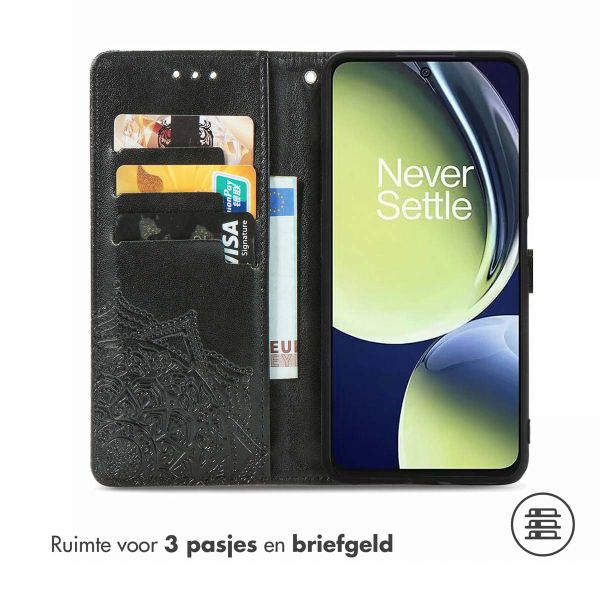 imoshion Mandala Bookcase OnePlus Nord CE 3 Lite (5G) - Zwart