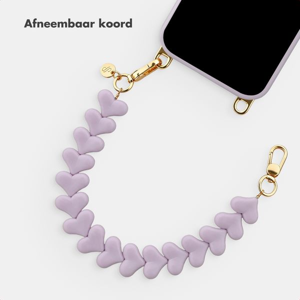 Selencia Lova Hartjes Polskoord - Muted Mauve