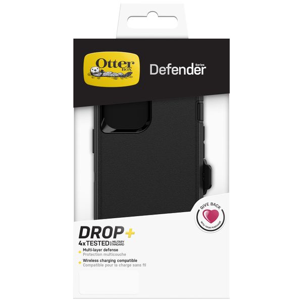 OtterBox Defender Rugged Backcover iPhone 12 (Pro) - Zwart