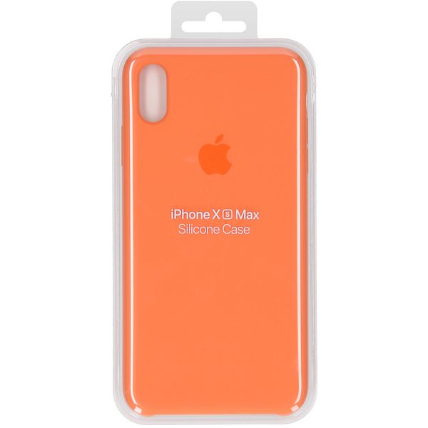 Apple Silicone Backcover iPhone Xs Max - Papaya