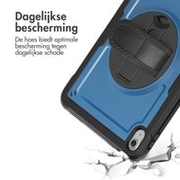 Accezz Rugged Backcover met schouderstrap Apple iPad 11 (2025) 11 inch A16 / iPad 10 (2022) 10.9 inch - Blauw