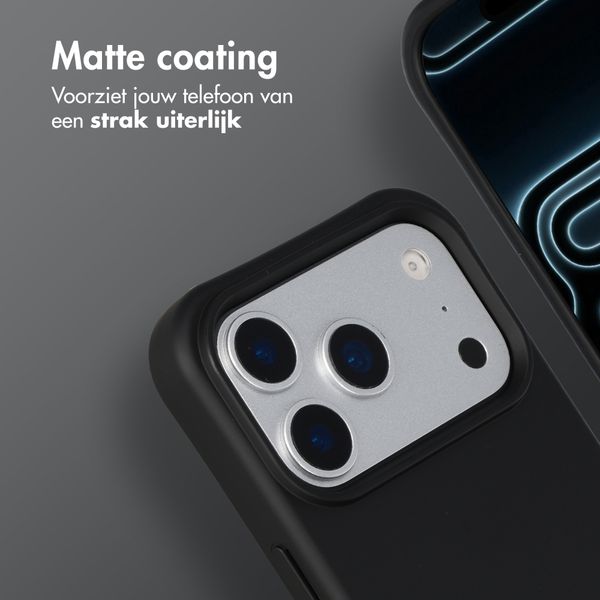 imoshion Color Backcover met afneembaar koord met MagSafe Apple iPhone 17 Pro Max - Zwart