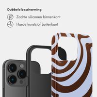 Selencia Vivid Backcover Apple iPhone 15 Pro - Dream Swirl Chocolate