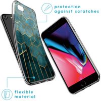 imoshion Design hoesje iPhone SE (2022 / 2020) / 8 / 7 / 6s - Patroon -Groen