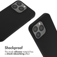 imoshion Silicone Case with Strap Apple iPhone 13 Pro - Black