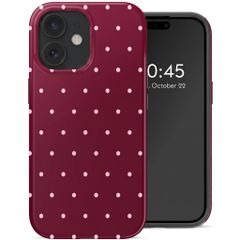 Selencia Vivid Case with MagSafe Apple iPhone 16 - Happy Dots Burgundy