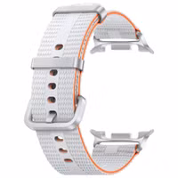 Samsung Originele Athleisure Band Samsung Galaxy Watch 8 (40/44mm) / Classic (46mm) - S/M - Wit