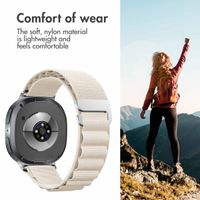 imoshion Nylon Alpine Band Samsung Galaxy Watch 9 (40/44mm) / Watch 8 (40/44mm) / Classic (46mm) - White